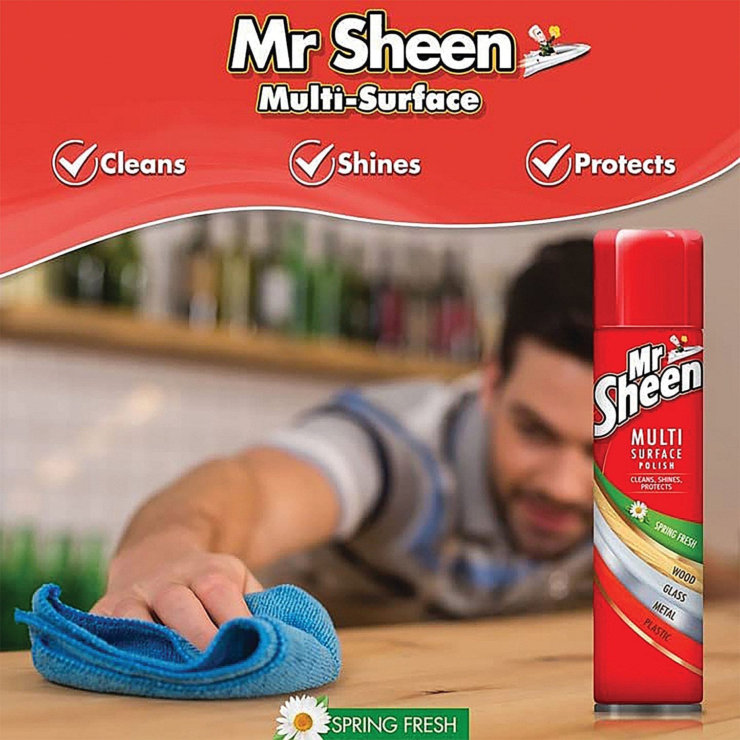 Mr Sheen Multi Surface Polish Aerosol, 250ml Easy2Order : RK54558