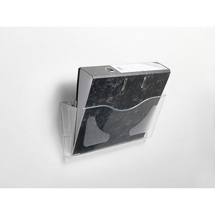 Deflecto Crystal Landscape Literature Holder A4