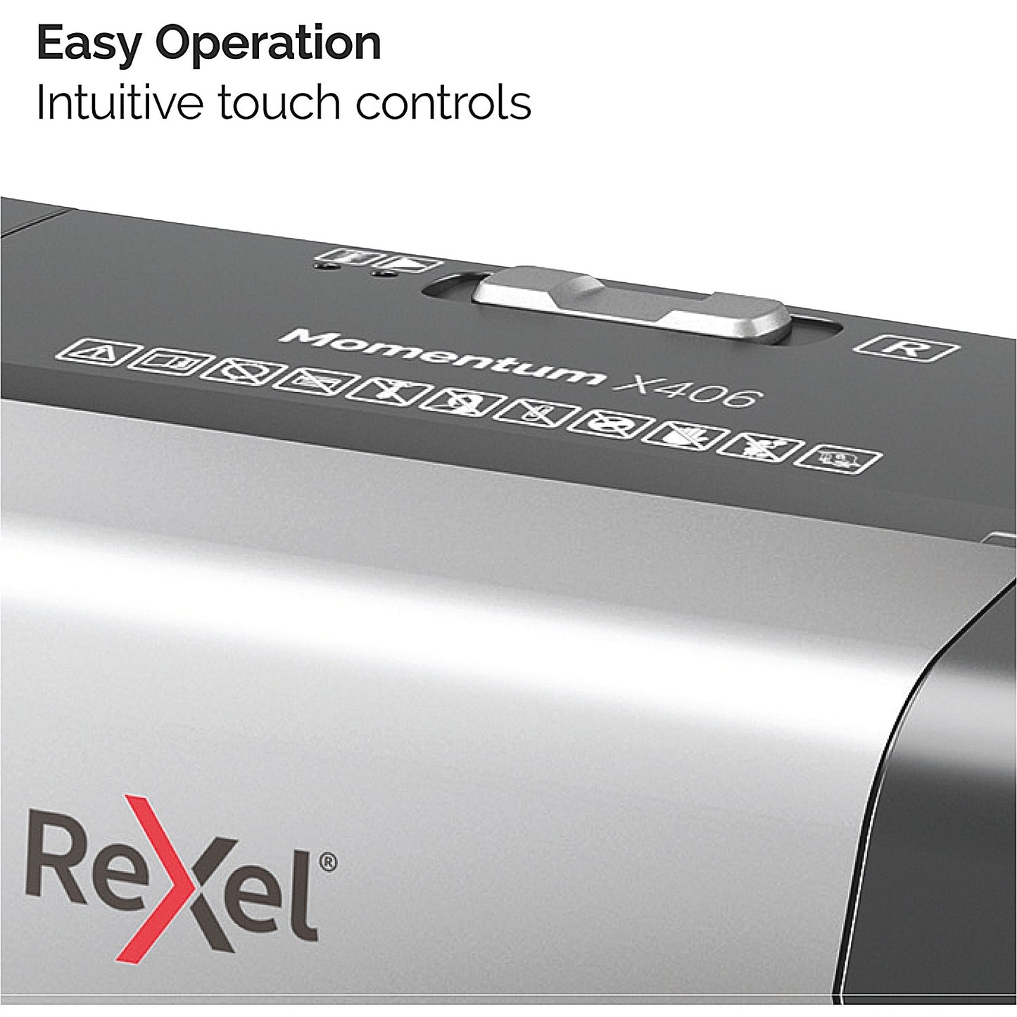 Rexel Momentum X406 P-4 Cross-Cut Shredder, 15 Litres
