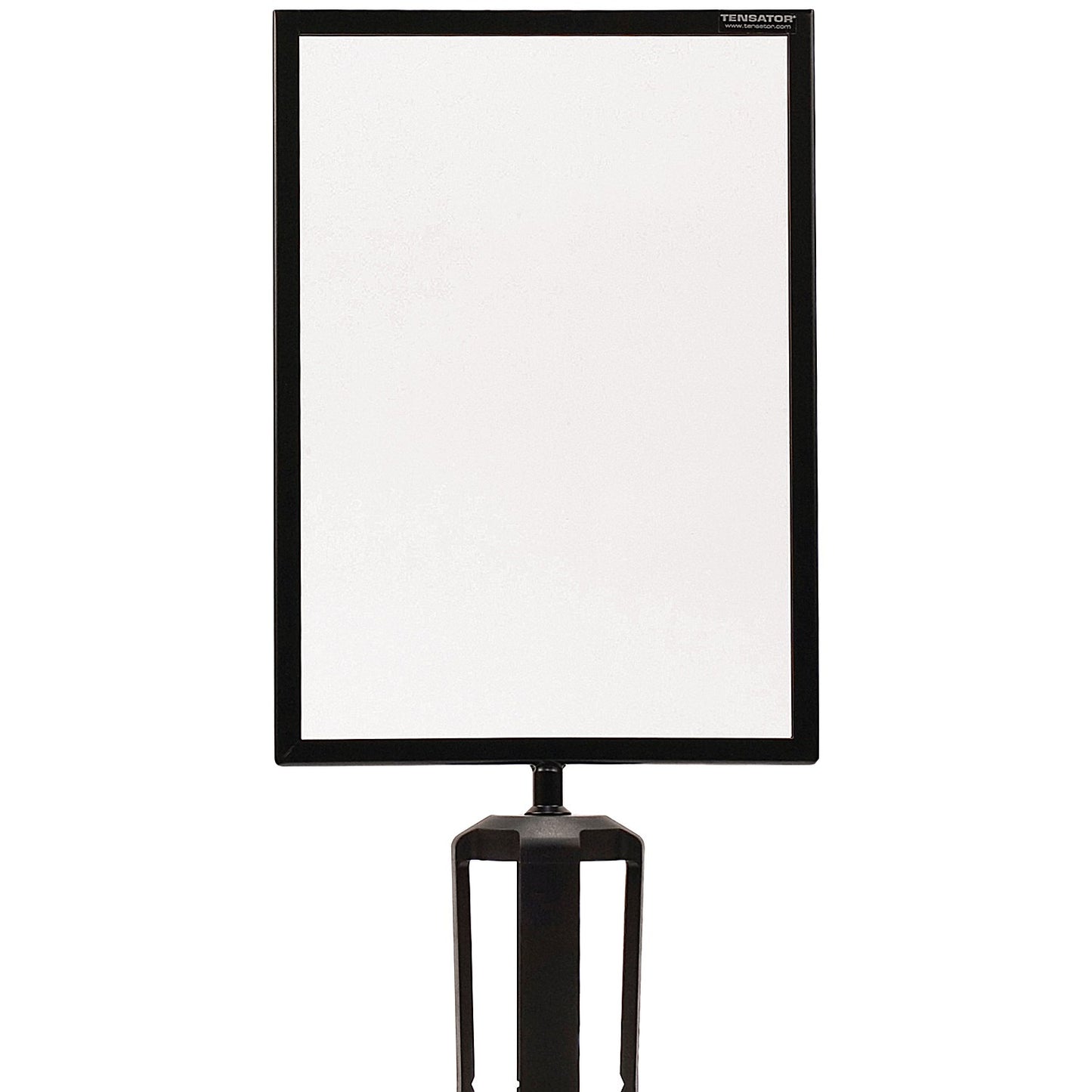 VFM Barrier System Sign Holder A4 Portrait Black