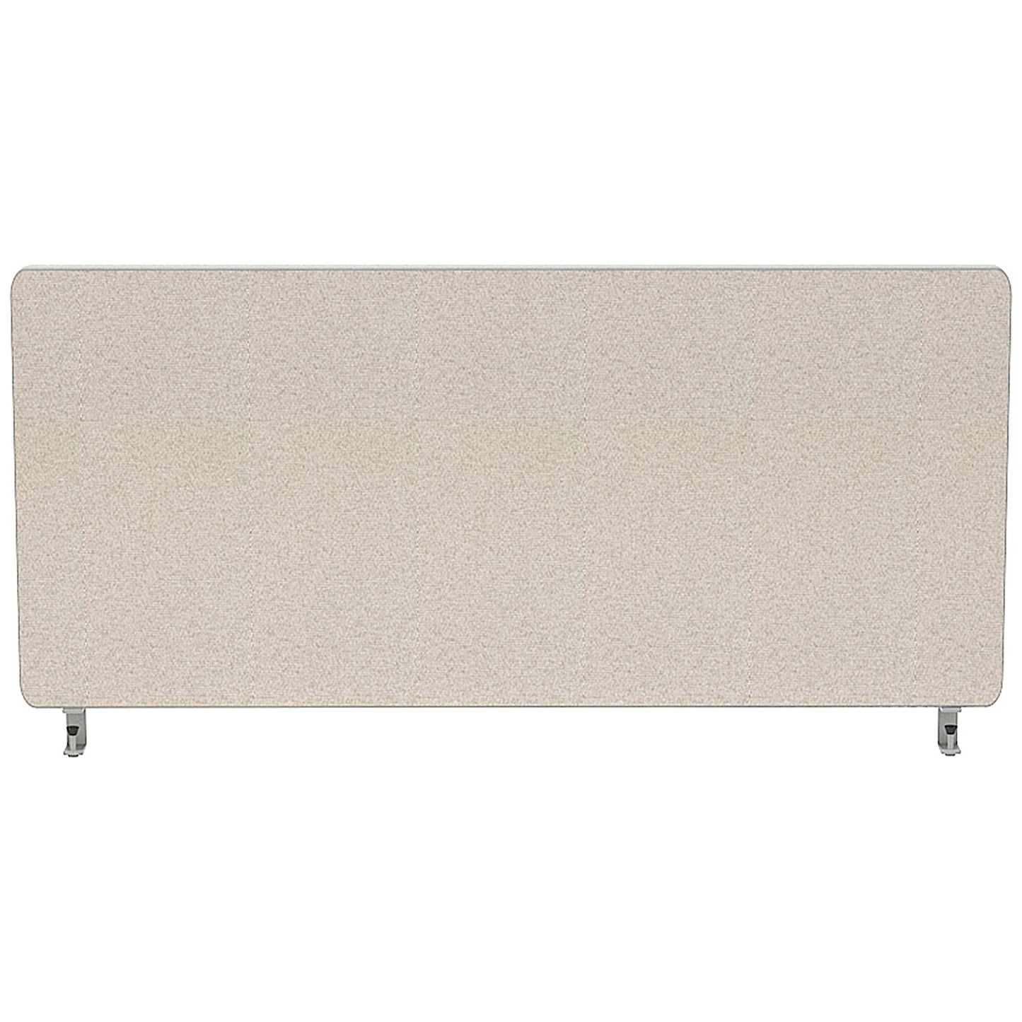 Impulse Plus Desk Screen, 800x450mm, Light Grey
