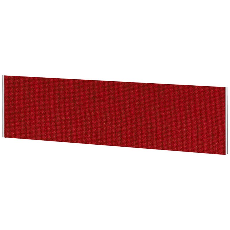 Impulse Plus Desk Screen, 1500x450mm, Burgundy