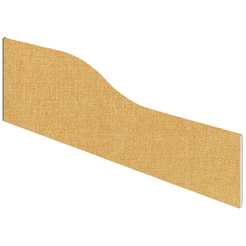 Impulse Plus Wave Desk Screen, 1500x450mm, Beige