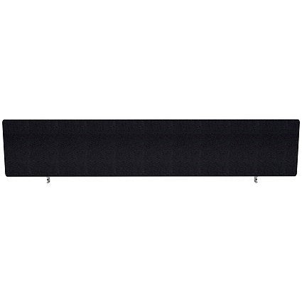 Impulse Plus Desk Screen, 1600x450mm, Black