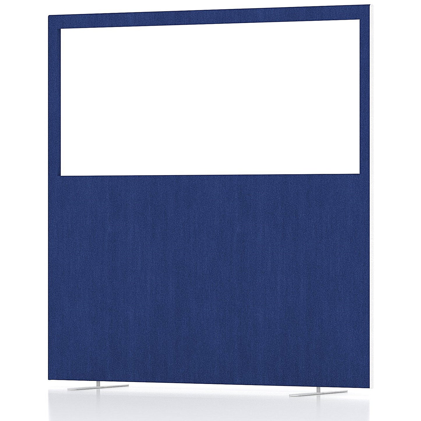 Impulse Plus Clear Half Vision Floor Screen, 1600x1500mm, Powder Blue