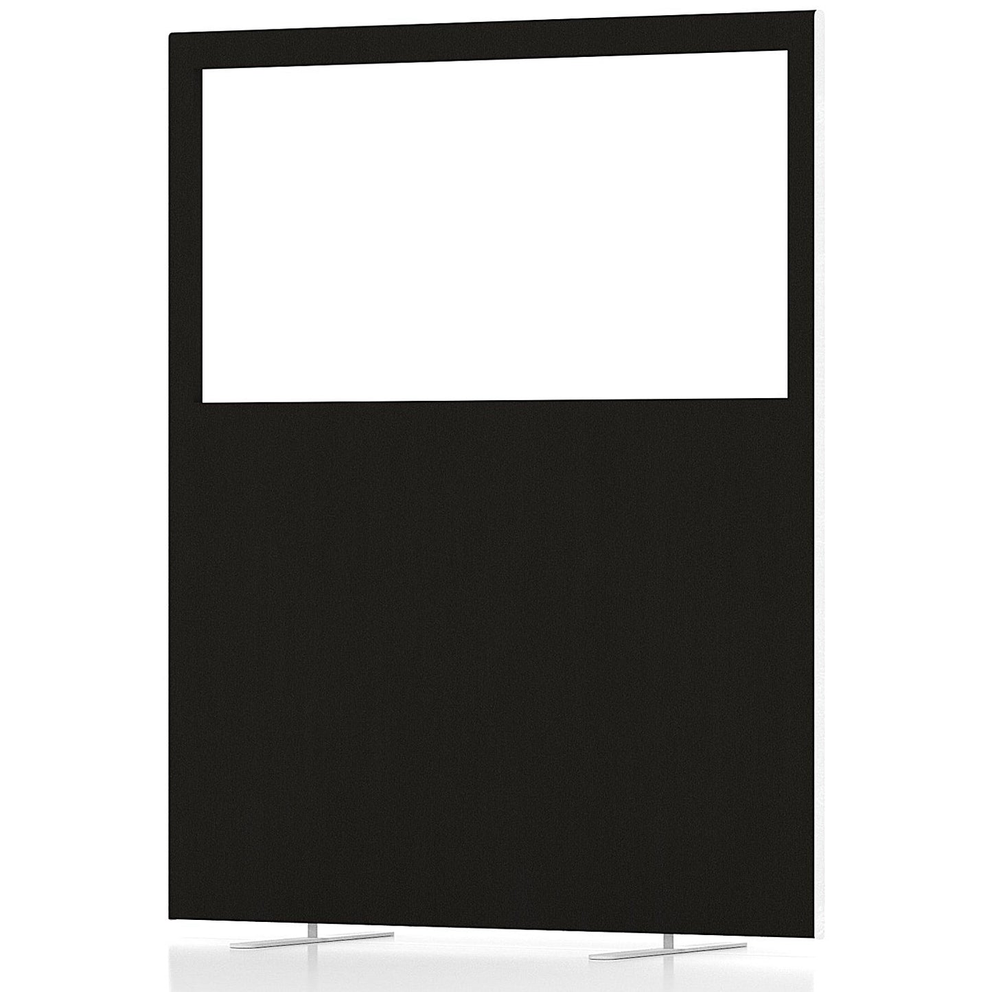 Impulse Plus Clear Half Vision Floor Screen, 1200x1500mm, Black