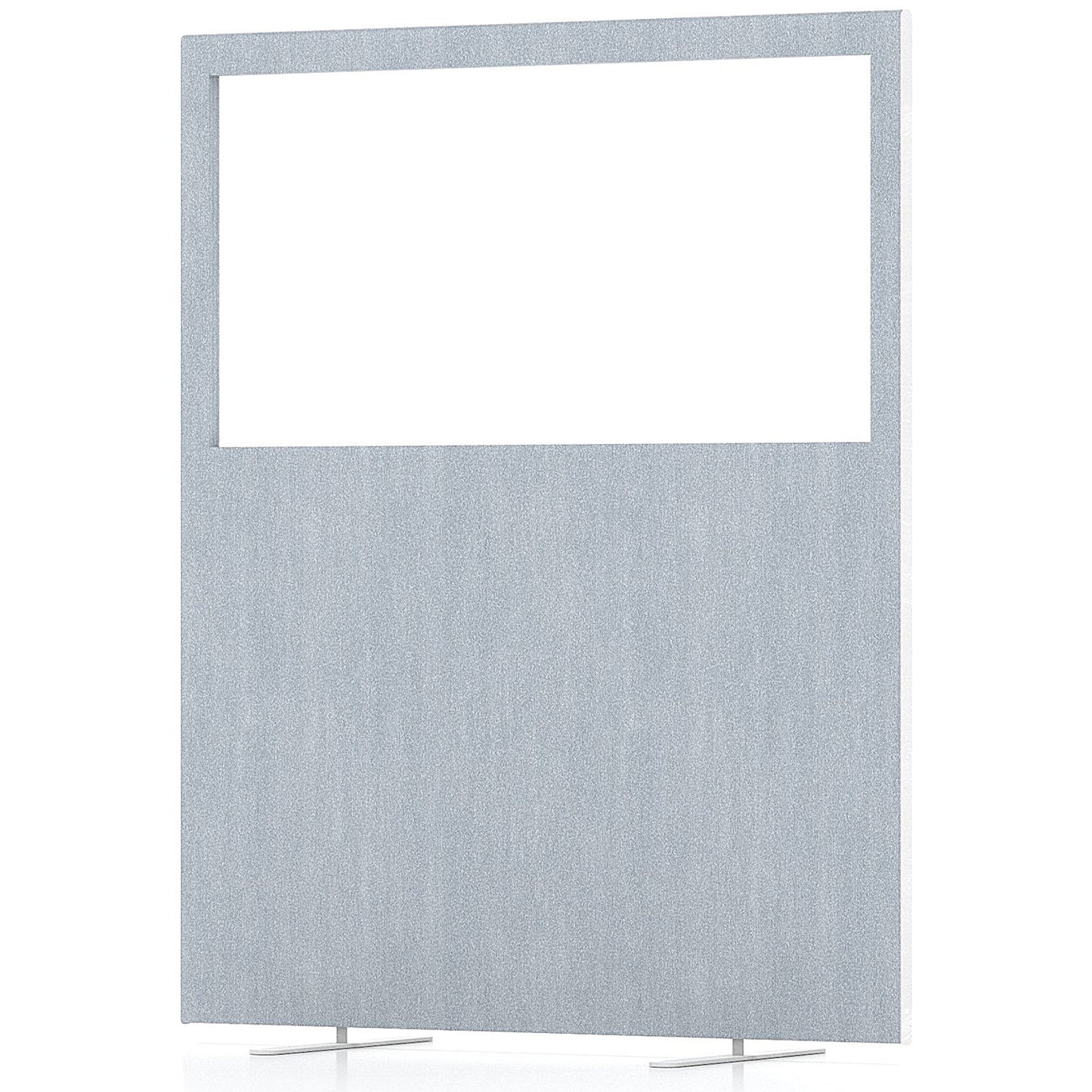 Impulse Plus Clear Half Vision Floor Screen, 1200x1500mm, Light Grey