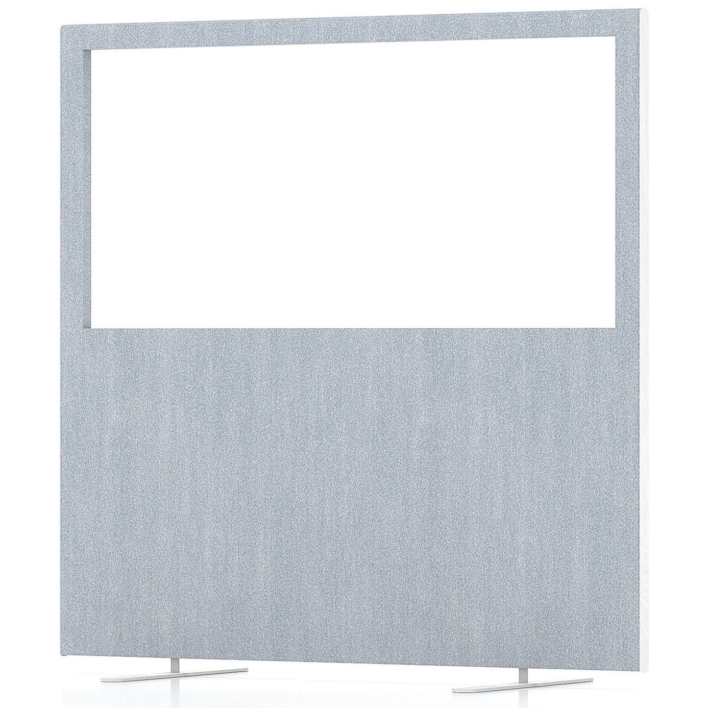 Impulse Plus Clear Half Vision Floor Screen, 1200x1200mm, Light Grey