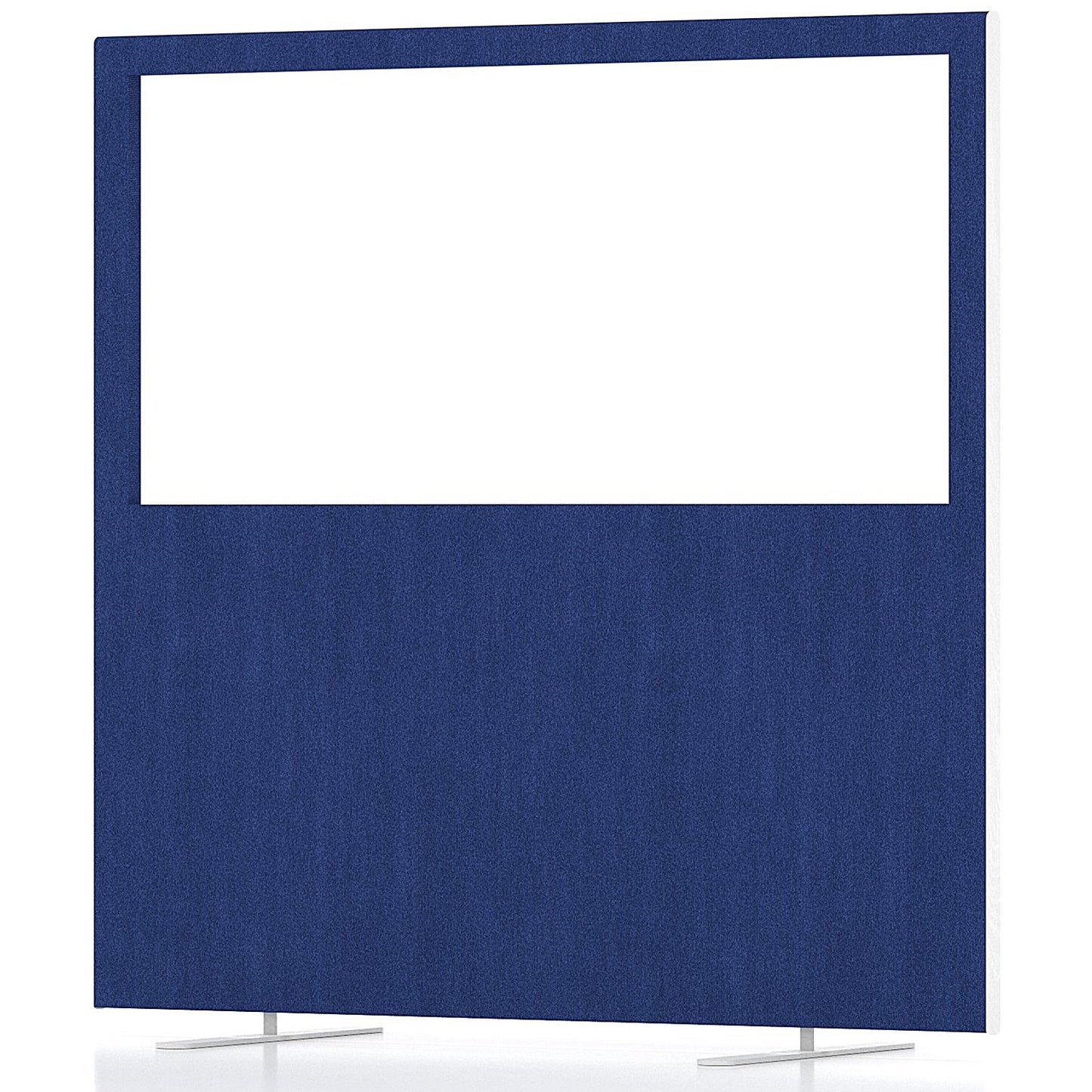 Impulse Plus Clear Half Vision Floor Screen, 1200x1200mm, Powder Blue
