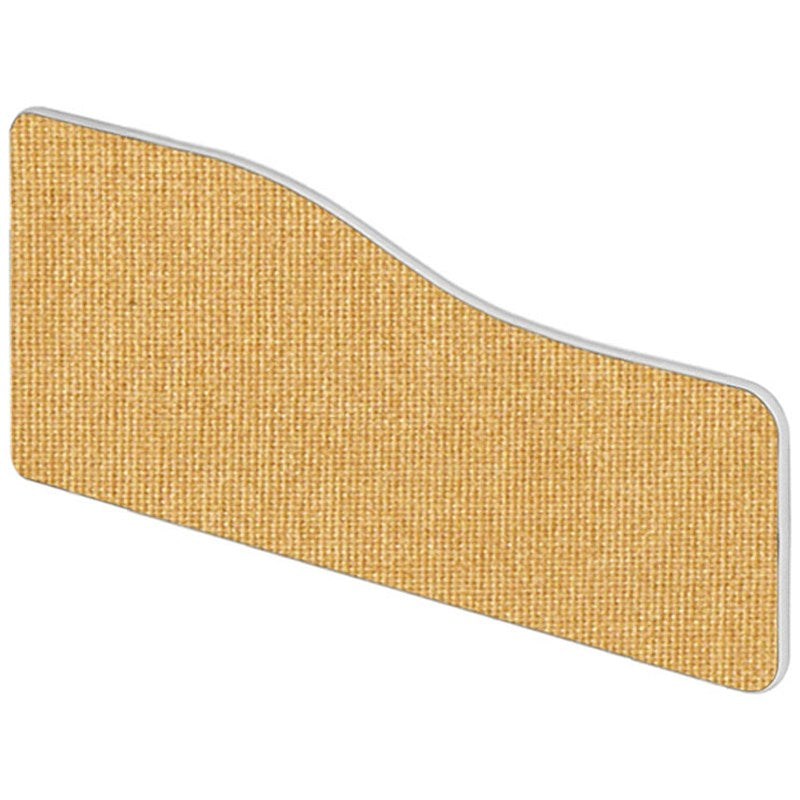 Impulse Plus Wave Desk Screen, 800x400mm, Beige