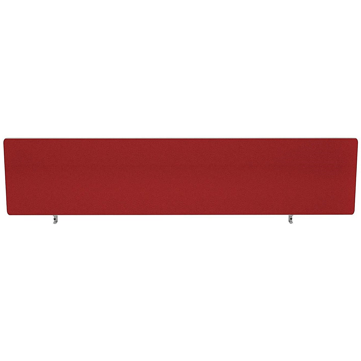 Impulse Plus Desk Screen, 1600x300mm, Burgundy