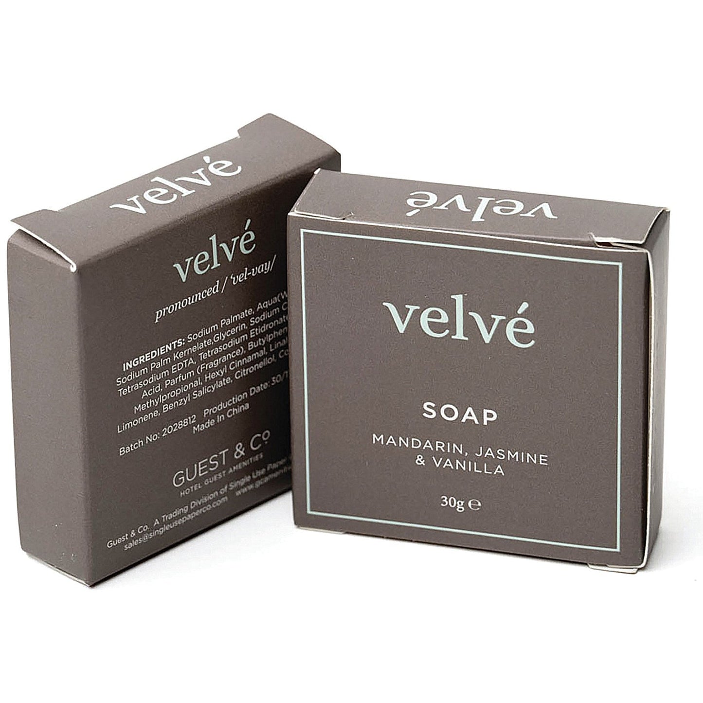 Velve Boxed Soap, 30g, Pack of 200 Easy2Order : SGL18329