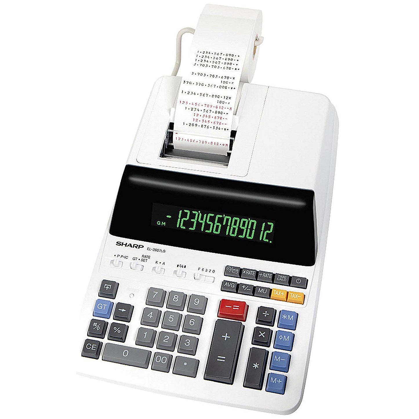 Sharp El-2607V Professional Printing Calculator SH-EL2607LG Easy2Order : SH17192
