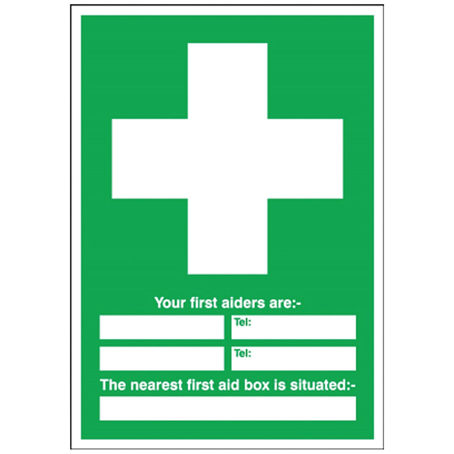 Safety Sign First Aid, 600x450mm, PVC