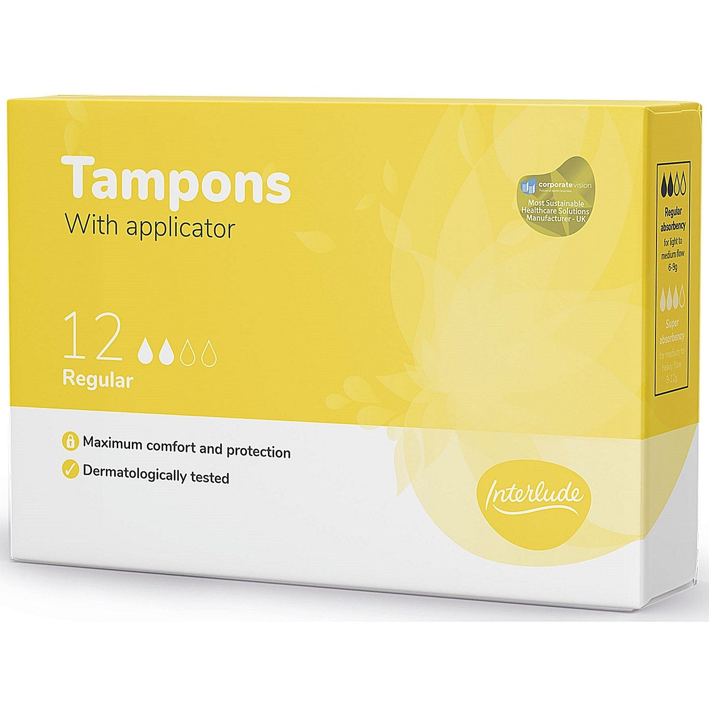 Interlude Applicator Tampons, Regular, Pack of 144 Easy2Order : TSL26406
