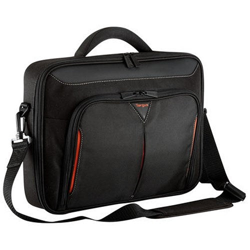 Targus Classic Plus Notebook Case, For up to 15.6 Inch Laptops, Black/Red Easy2Order : TU00810