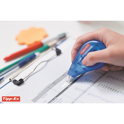 Tipp-Ex Easy-correct Correction Tape Roller, 4.2mmx12m, Pack of 10