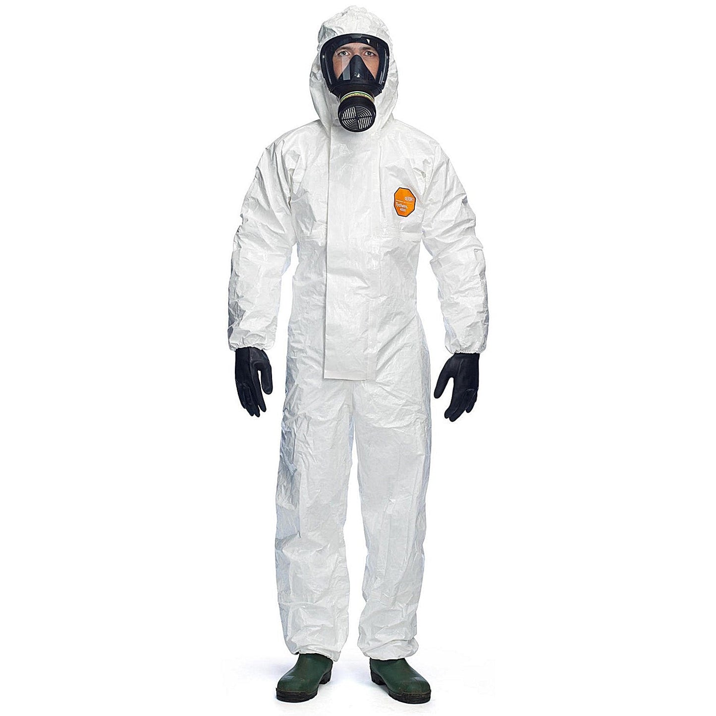 Tychem 4000S Chz5 Hooded Coverall, White, 3XL Easy2Order : TY4000BSXXXL