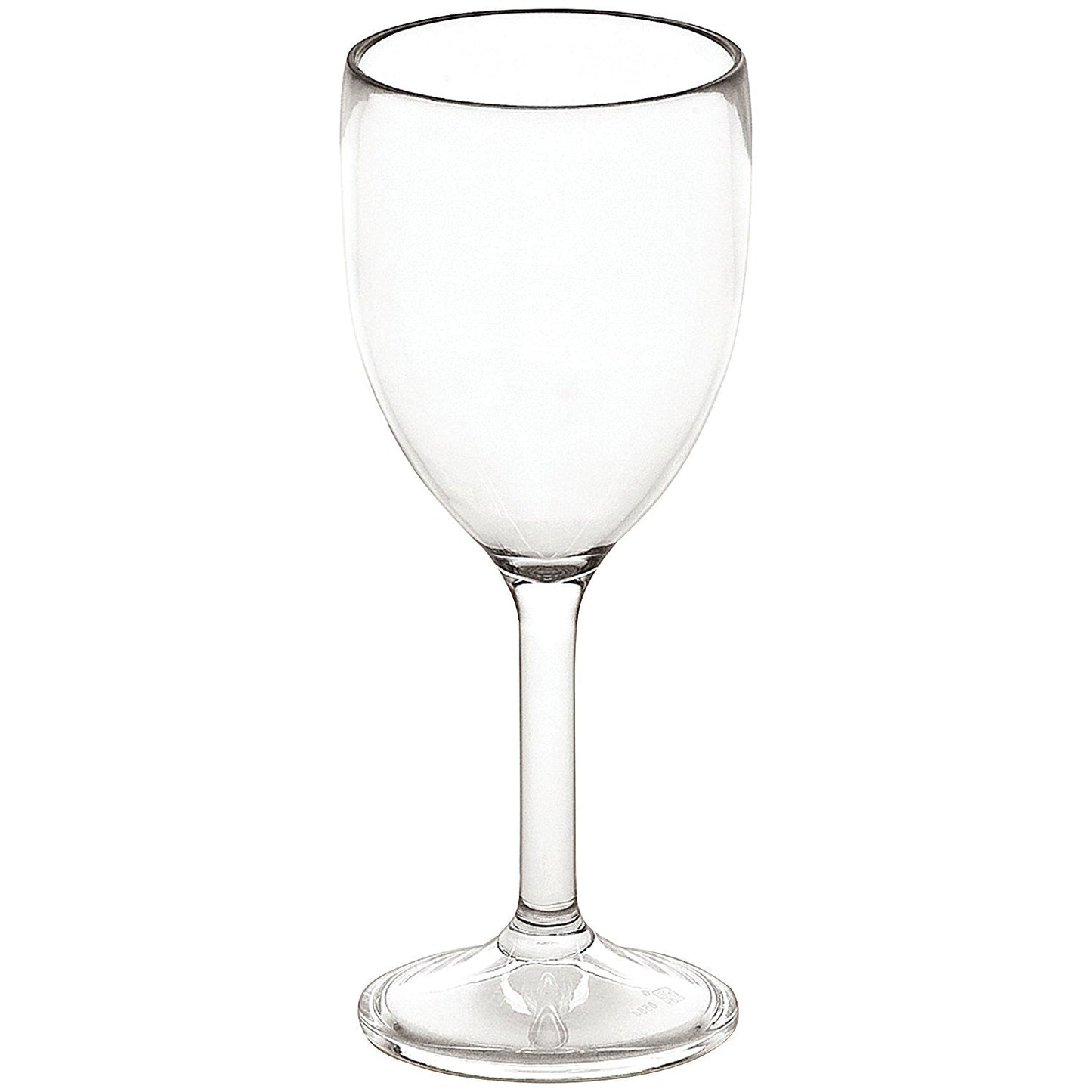 Everyday Polycarbonate Wine Glass, 265ml, Clear, Pack of 6 Easy2Order : UP00246