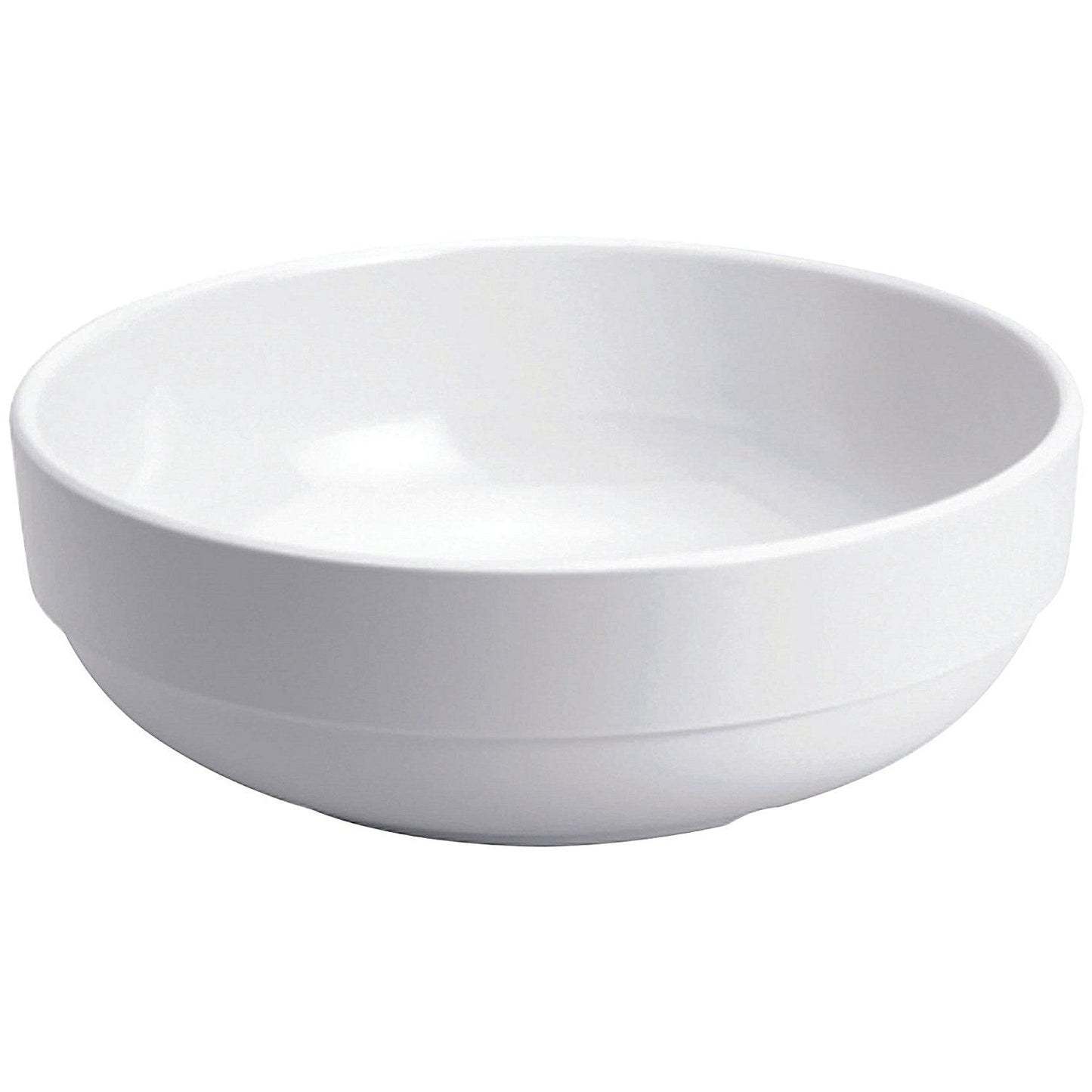 Melamine Glazed Bowl, 7.5 Inch/19cm, White, Pack of 6 Easy2Order : UP00260