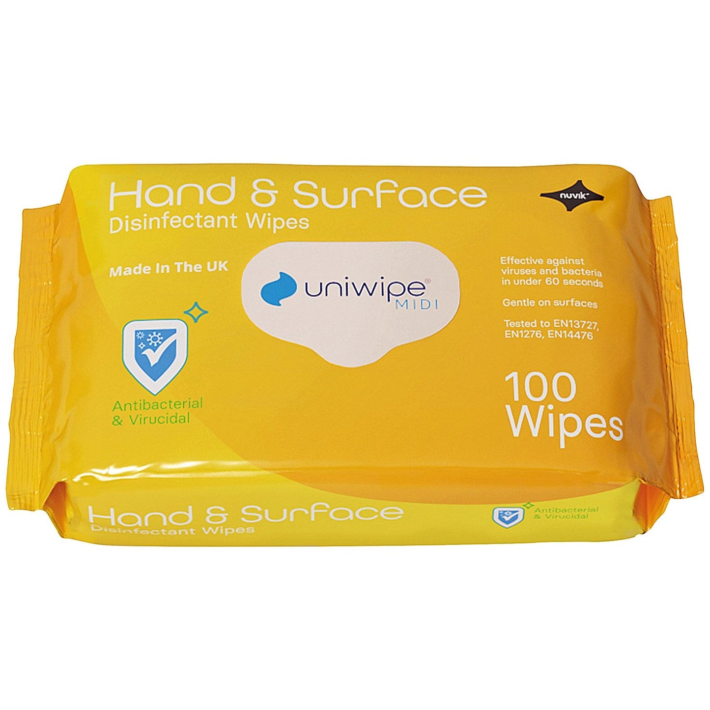 Uniwipe Hand and Surface Wipes, 100 Wipes Easy2Order : UW47033