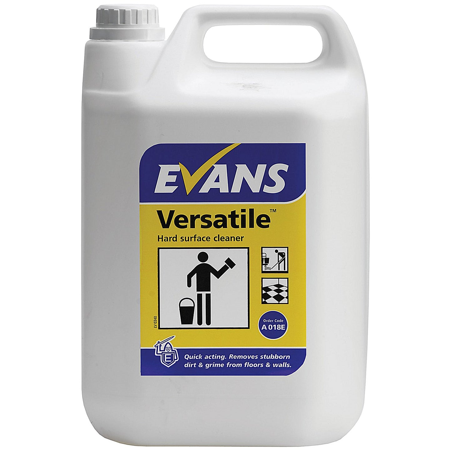 Evans Versatile Hard Surface Cleaner, 5 Litres, Pack of 2