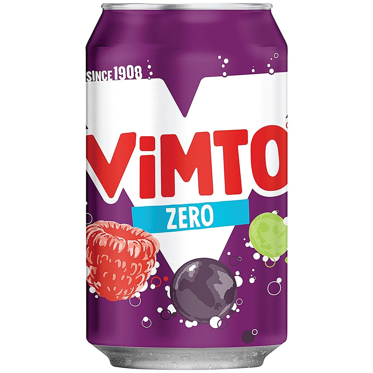 Vimto Fizzy Zero Sugar Fruit Juice, 24x330ml Cans Easy2Order : VM00792
