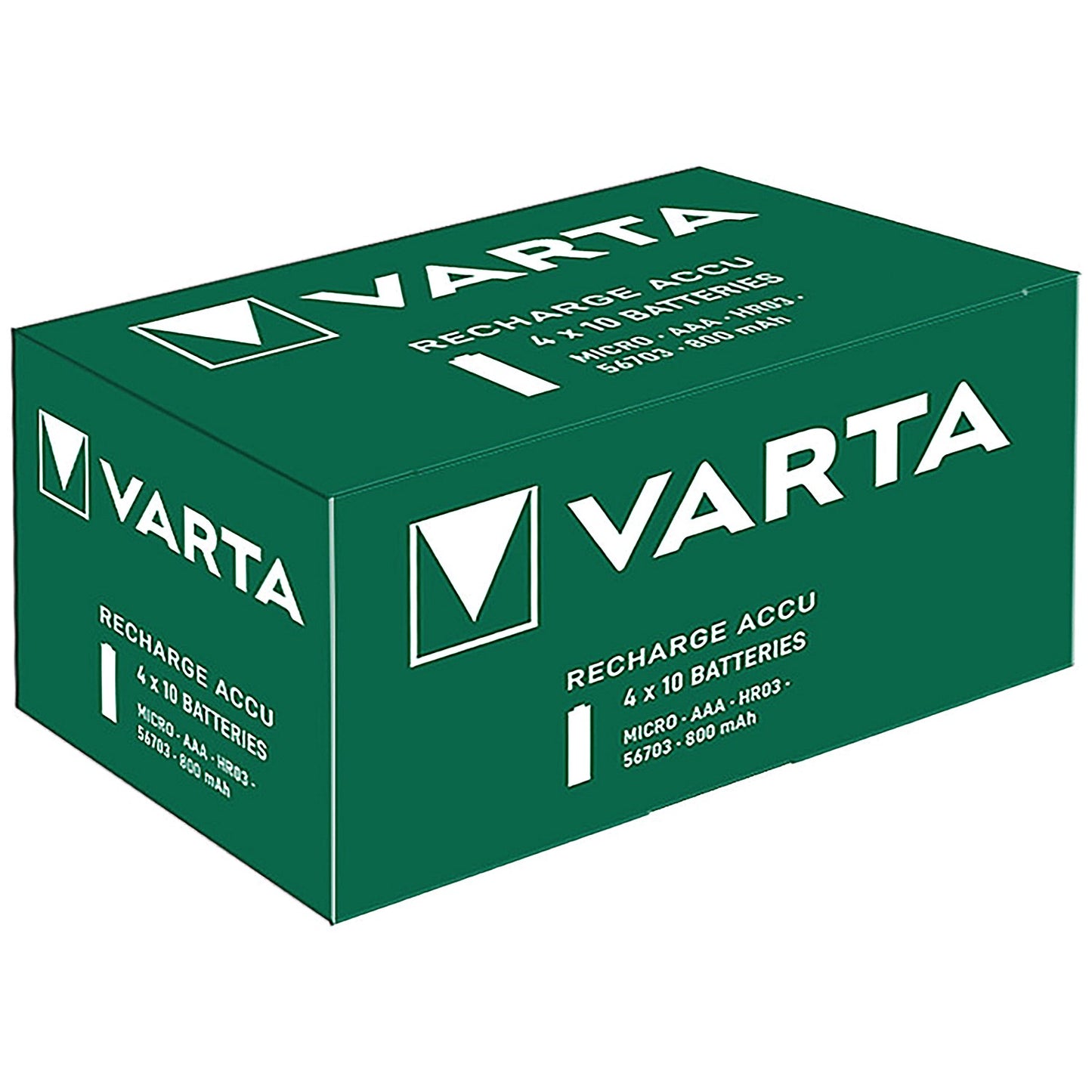 Varta AAA Rechargeable Batteries, Pack of 10