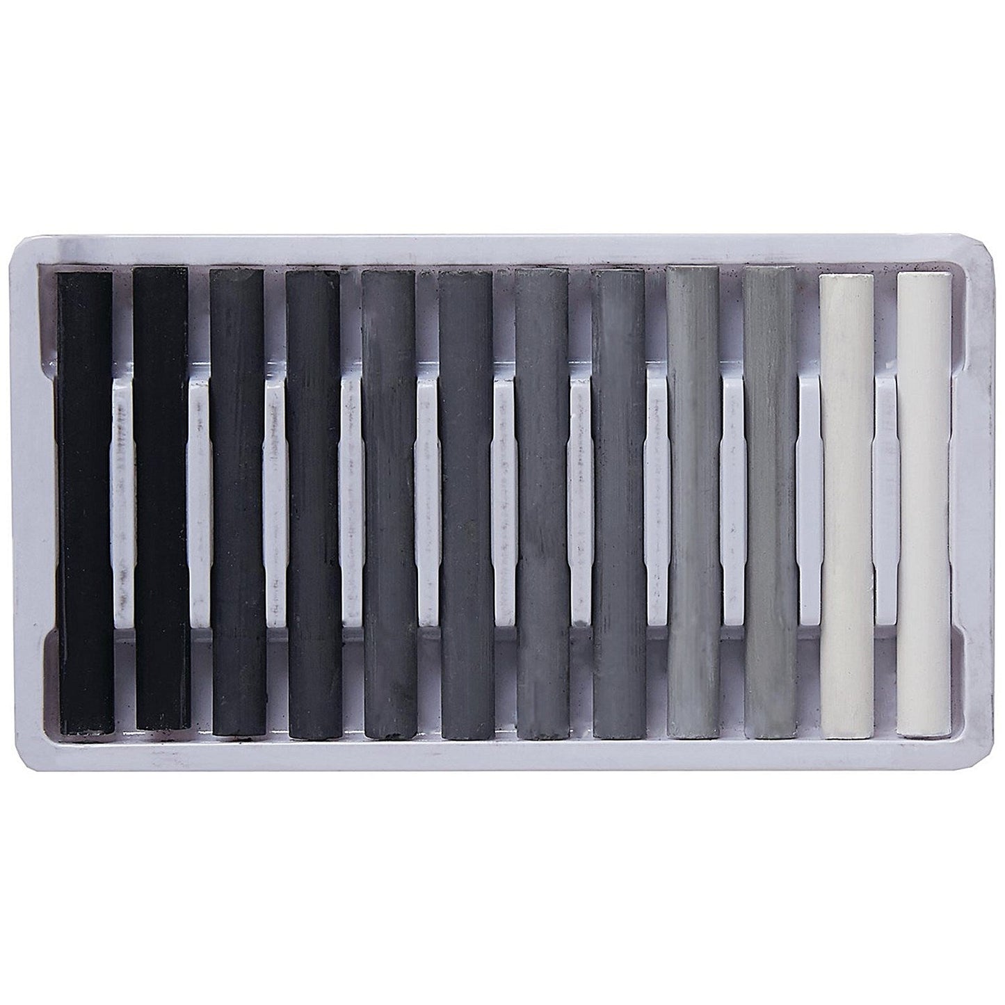 Artiste Compressed Charcoals, Assorted Greys, Pack of 12 Easy2Order : WD00441