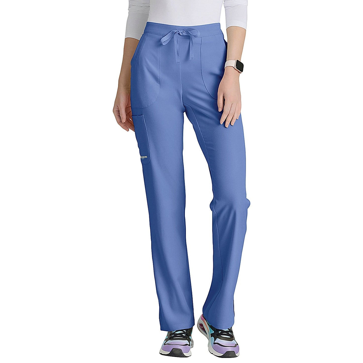 Skechers Female Reliance Mid-Rise Trousers, Ceil Blue, Small Easy2Order : WIS11758