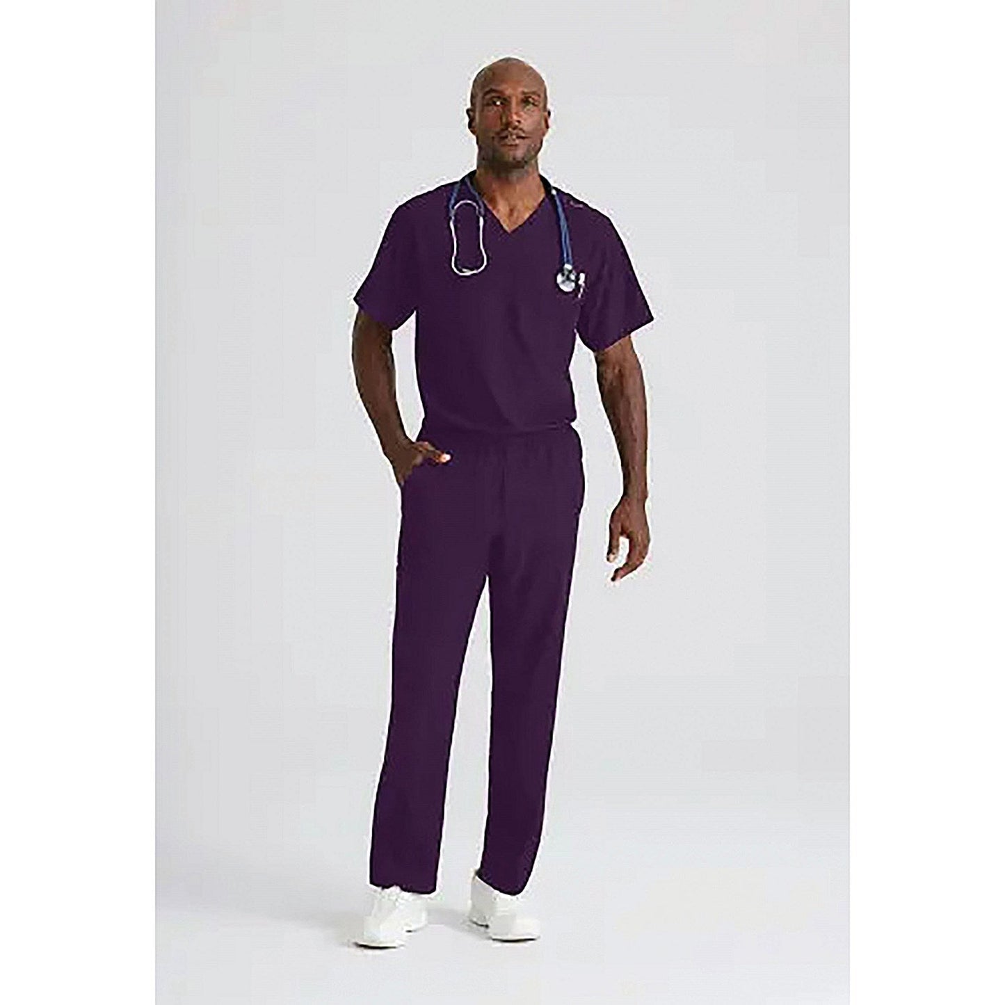Skechers Unisex Drawcord Scrub Trousers, Eggplant, 4XL Easy2Order : WIS24586