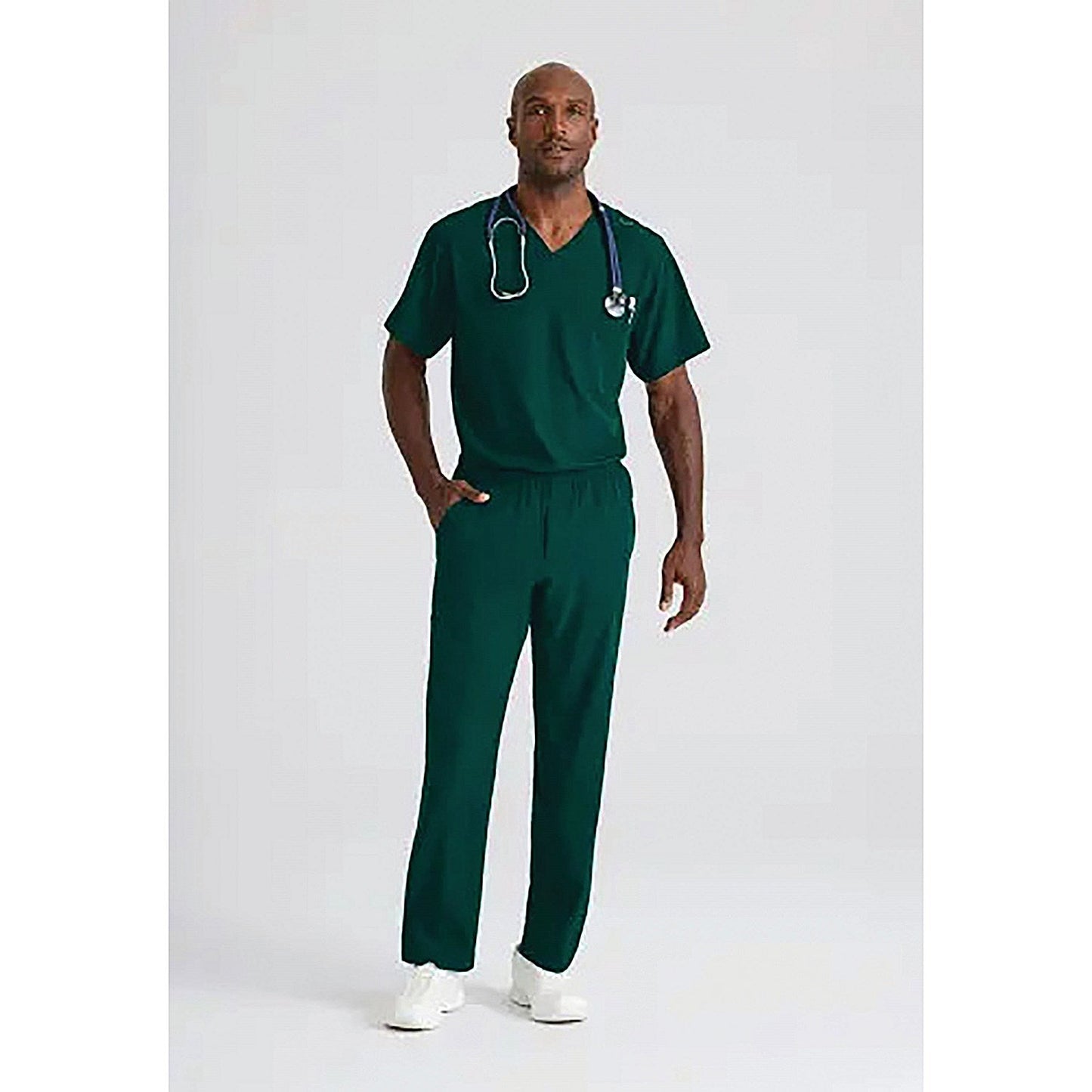 Skechers Unisex Drawcord Scrub Trousers, Hunter Green, 2XL Easy2Order : WIS24588
