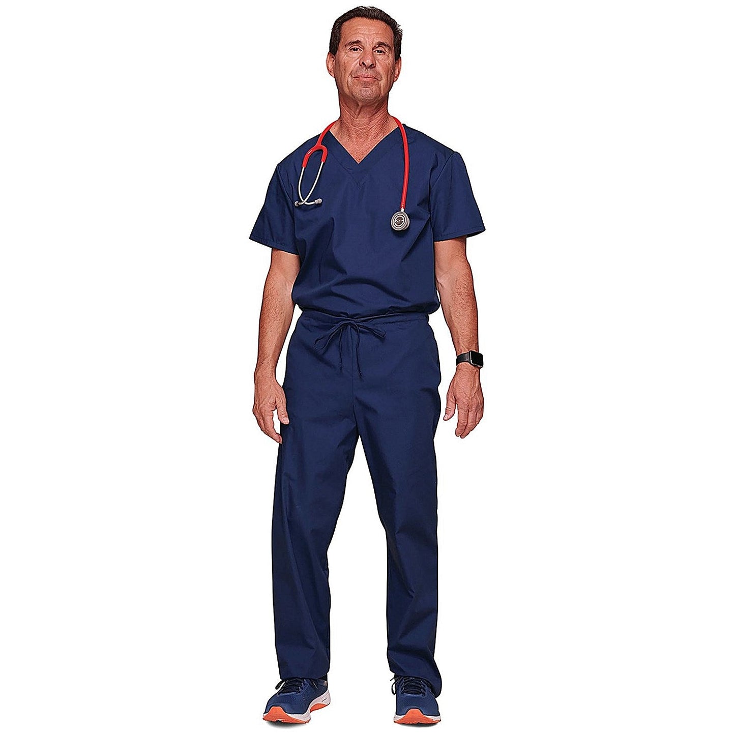 Cherokee WW530C Unisex Scrub Set Top and Trousers, Navy, Size XS Easy2Order : WIS25317