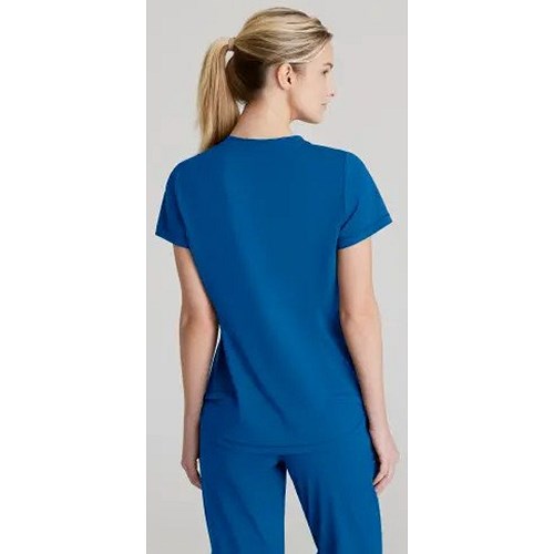 Skechers Slip-ins Flow Knit Scrub Top, Royal Blue, 5XL Easy2Order : WIS27131
