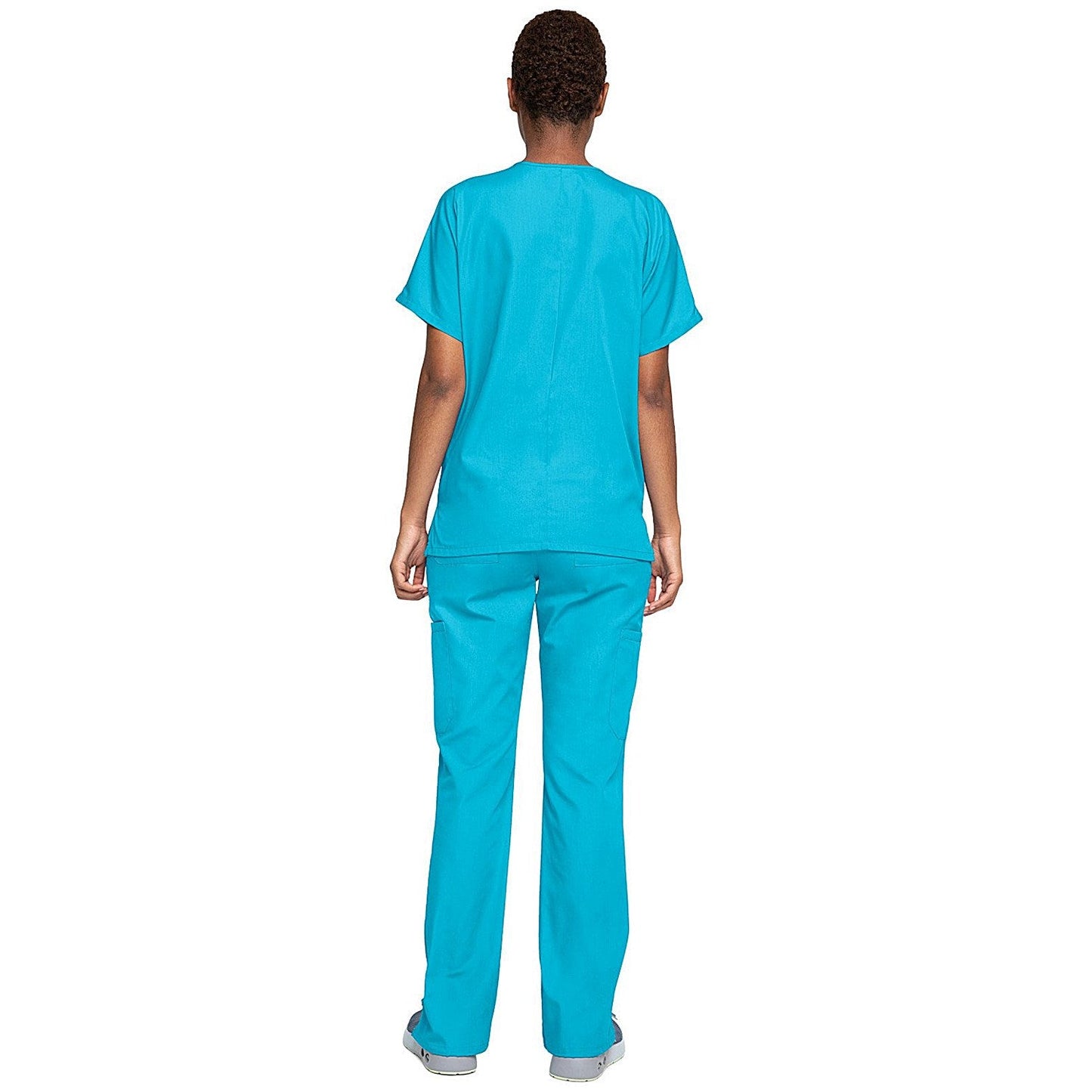 Cherokee 4700 Unisex Scrub Top, Turquoise, Medium Easy2Order : WIS28918
