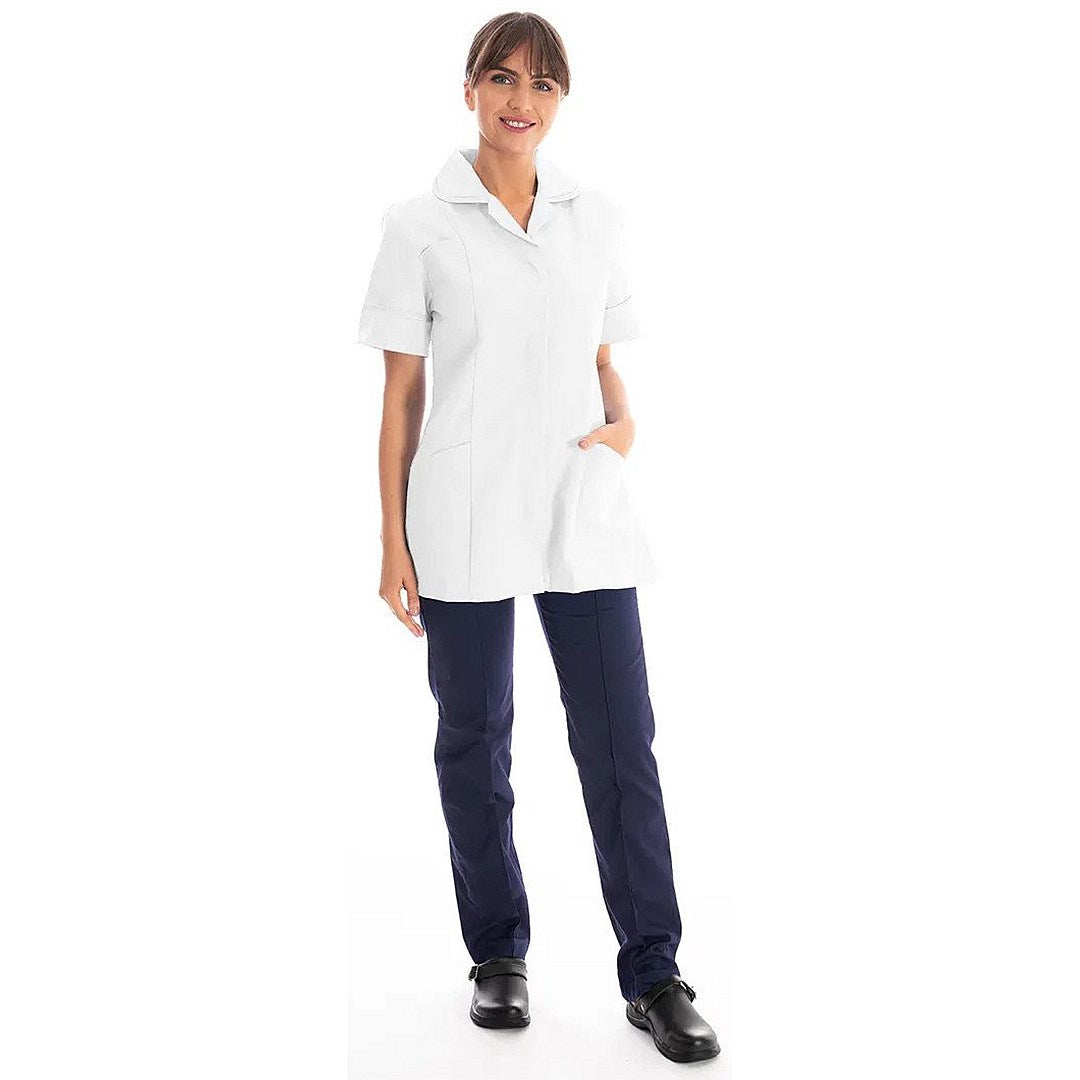 Work in Style Dvdtr Nursing Tunic, White, 46 Easy2Order : WIS33190
