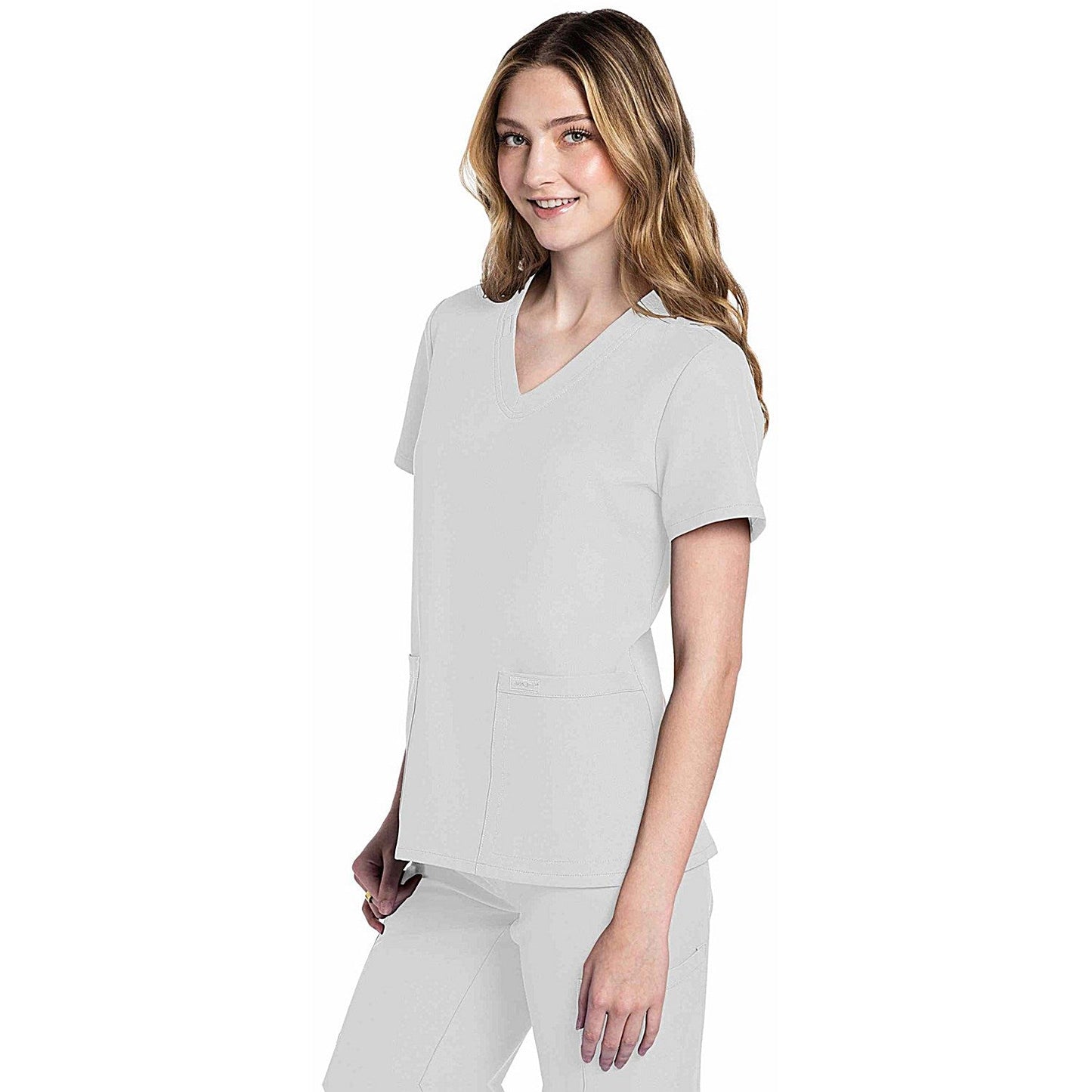 Cherokee Originals Ultra Female V-neck Scrub Top, White, Small Easy2Order : WIS44794