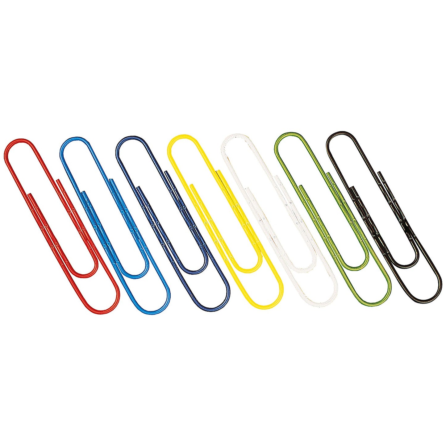 Paperclips Coloured 32mm 10 x 100 (Pack of 1000) 30601