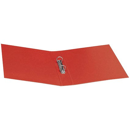 Ring Binder, A4, 2 O-Ring, 25mm Capacity, Red, Pack of 10
