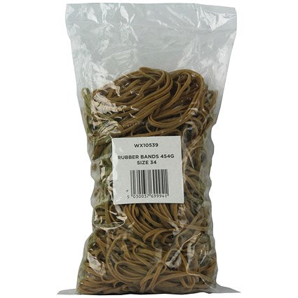 Size 34 Rubber Bands 454g