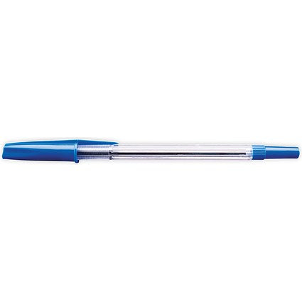 Ballpoint Pens, Blue, Pack of 50