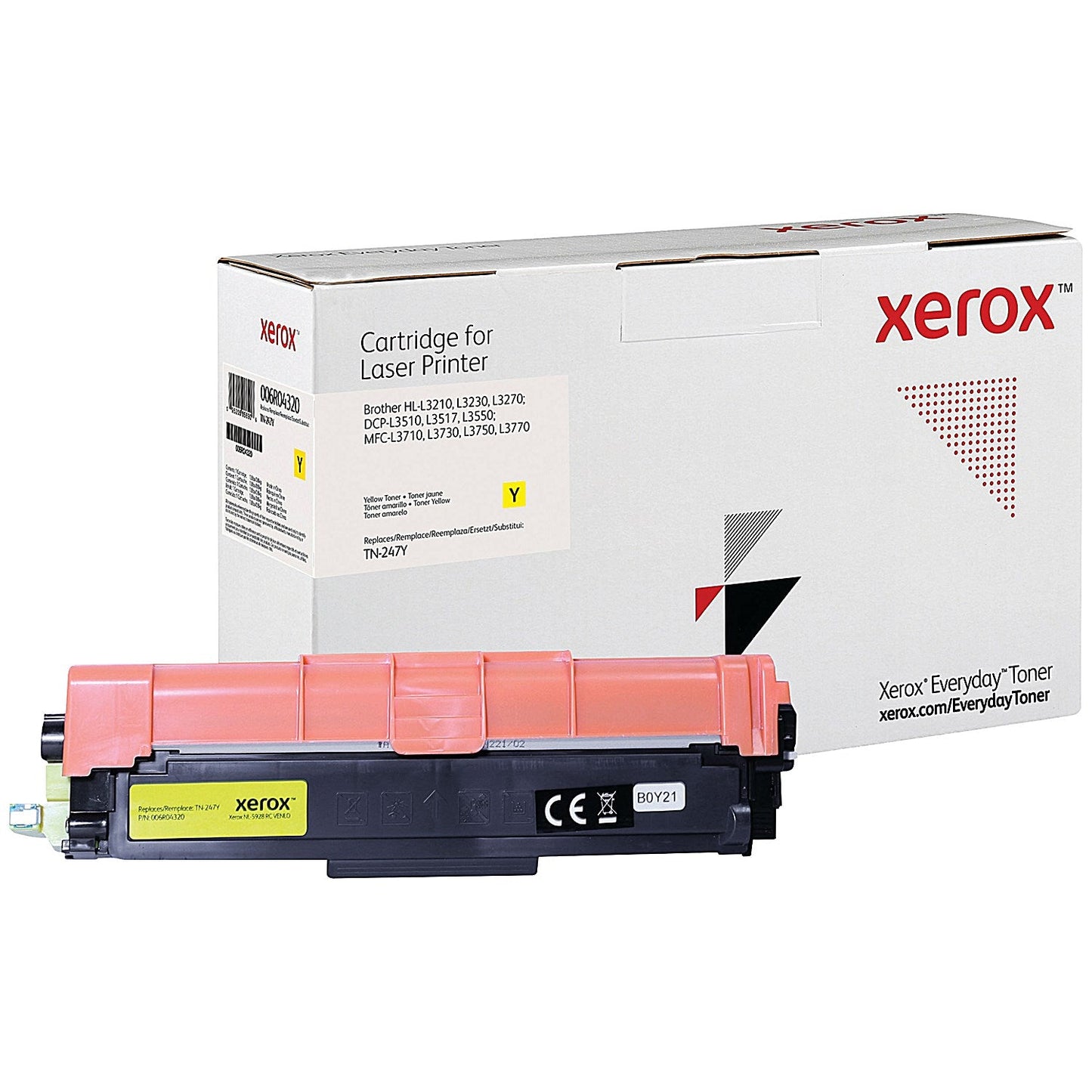 Xerox Everyday Repl Toner Cartridge High Yield Yellow Compatible With Brother TN-247Y 006R04320 Easy2Order : XR06690