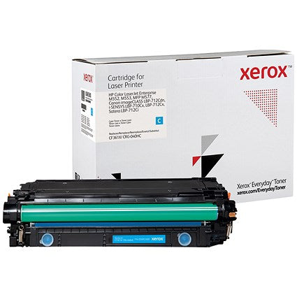 Xerox Everyday Replacement Toner Cartridge High Yield Cyan For HP CF361X 006R03680
