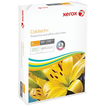 Xerox A4 Colotech+ FSC3 Paper, White, 100gsm, Ream (500 Sheets)