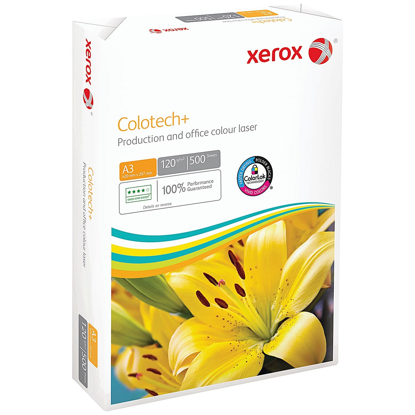 Xerox A3 Colotech+ FSC3 Paper, White, 120gsm, Ream (500 Sheets)
