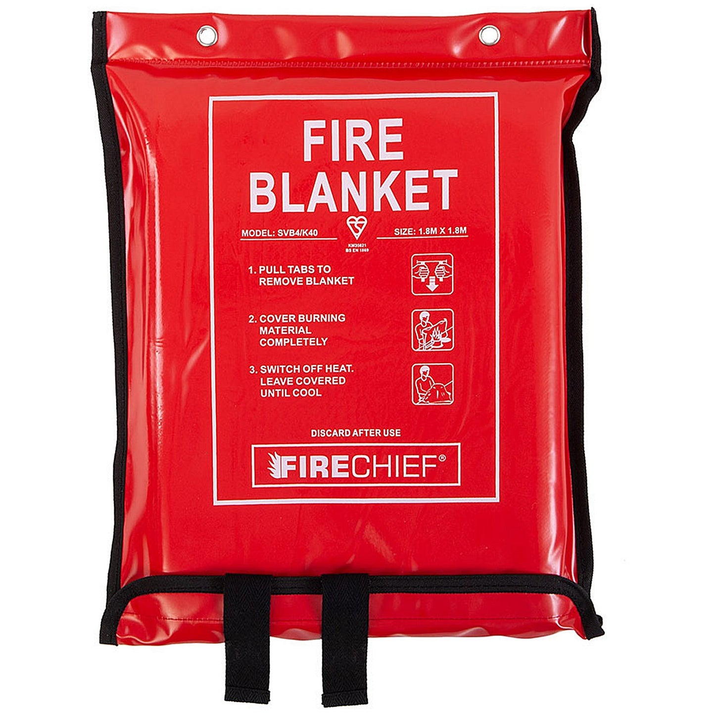 Firechief Fire Blanket Soft Case, 1800x1800mm