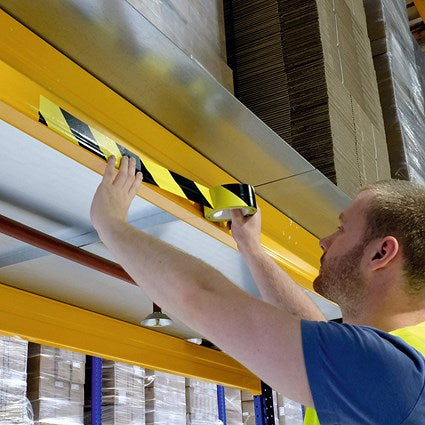 Durable Duraline Basic Marking Tape, 50mm, Yellow and Black
