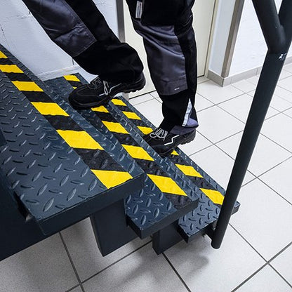 Durable Duraline Grip+ Floor Marking Tape, 50mm, Yellow and Black