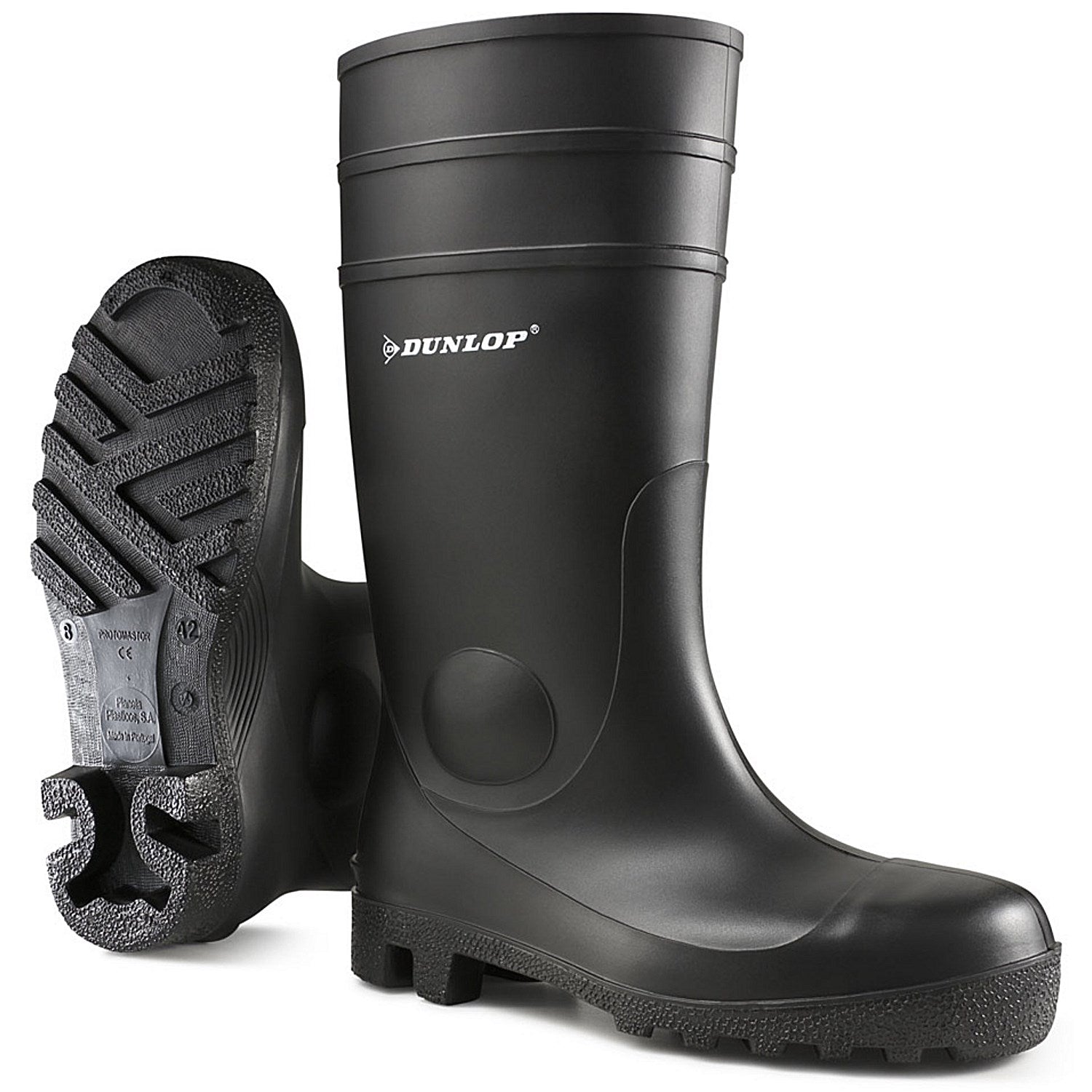 Dunlop Protomaster Full Safety PVC Wellington Boots, Black, 10.5 Easy2Order : 142PP10.5
