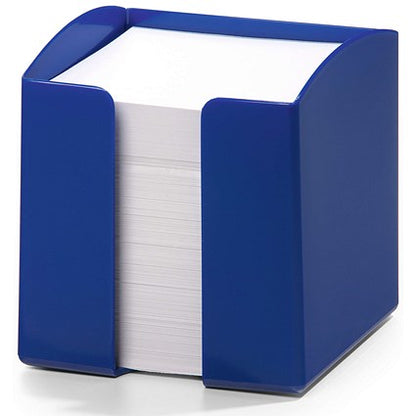 Durable Trend Note Box Cube and 800 Sheet Memo Pad, Blue, Pack of 6